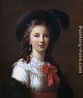 Elisabeth Louise Vigee-Le Brun Self Portrait - age 26 painting